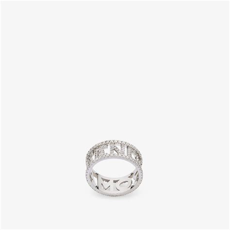 anello fendi argento|Anelli FENDI da Donna .